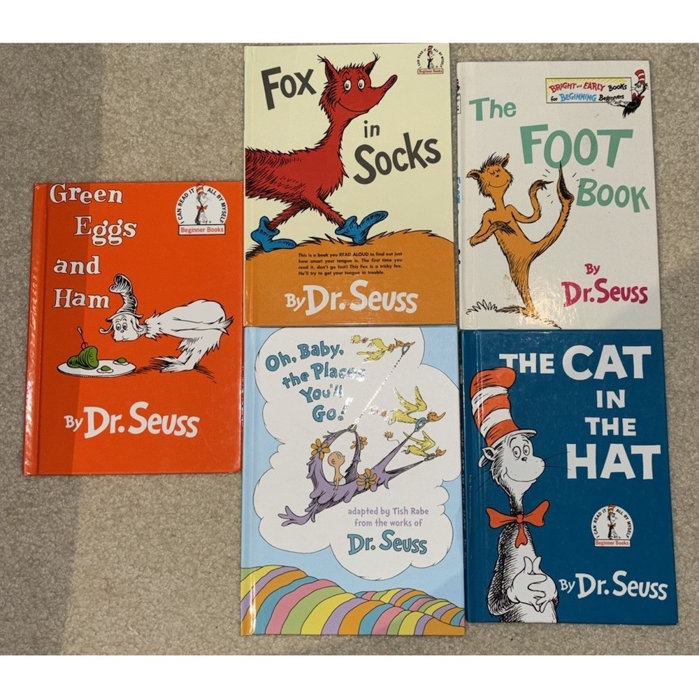Dr. Seuss Books Hardcover Lot of 5